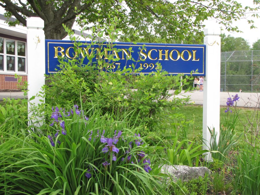 Bowman School sign Lexinton MA